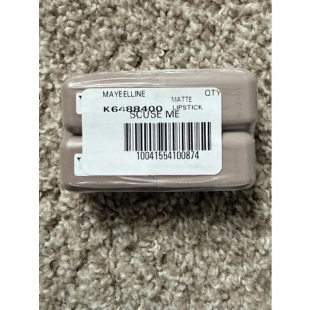Maybelline Color Sensational Ultimatte Lipstick 2pk 008 Scuse‎ Me Matte Nude